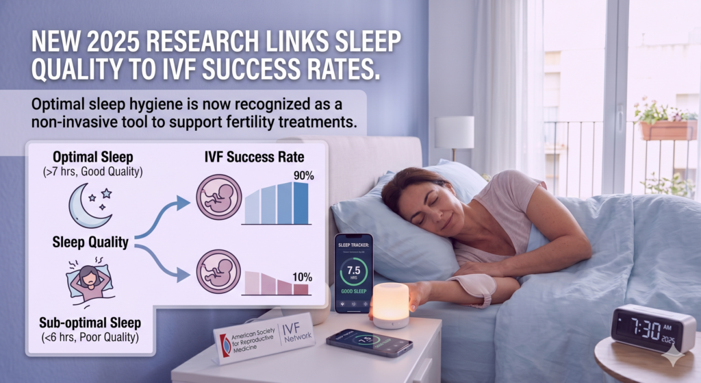 New 2025 Research Links Sleep Quality to IVF Success Rates gemini generated image igz93vigz93vigz9